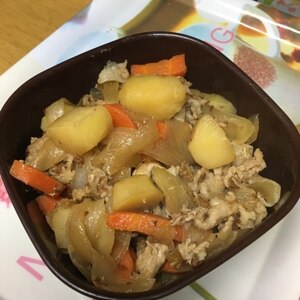 豚肉で簡単美味しい濃厚肉じゃが